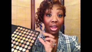 Review TMartcom 88warm palette and 24piece Brush set [upl. by Jallier]