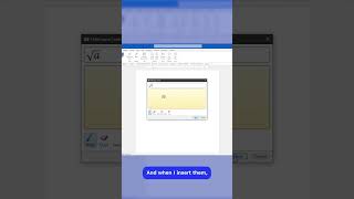 Word Tips Draw Equations with Ink to Math microsoftword shorts [upl. by Llewsor]