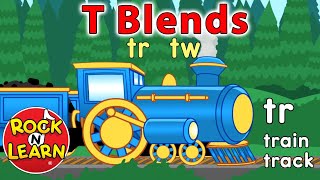 Beginning Consonant Blends with T  Learn to Read tr tw  Rock ’N Learn [upl. by Newbold]