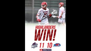 NJIT Mens Lacrosse Highlights  UMass Lowell April 29 2023 [upl. by Efrem]