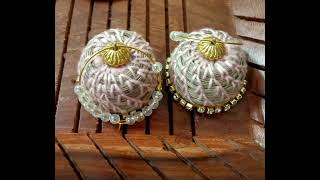 Pine Needle and Thread Earrings  पिरुल झुमकी [upl. by Yetak12]