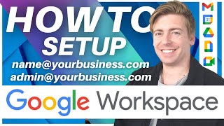 How To Set Up Google Workspace Business Emails  Google Workspace Tutorial [upl. by Refenej]