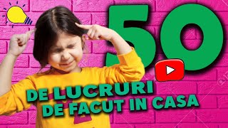 50 DE LUCRURI DE FĂCUT IN CASĂ ACTIVITAȚI PE TIMP DE CARANTINĂ CA SĂ NU TE PLICTISEȘTI 🙃 Vlog [upl. by Eniarral]