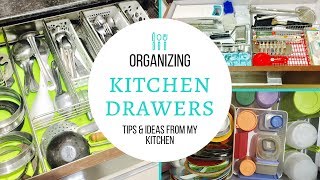 Kitchen Drawers Organizing Tips amp Ideas [upl. by Irelav]