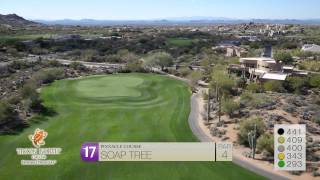 Flyover Troon North – Pinnacle Course 17 [upl. by Cordi]