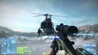 Battlefield 3 Insane MidAir Helicopter Hijacking [upl. by Chu]