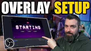How To Add Overlays FREE in OBS 2024 Overlays [upl. by Arihppas]