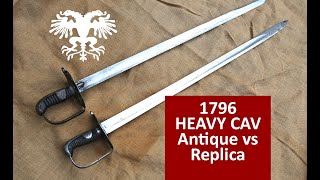 1796 Heavy Cavalry Sword  Antique vs Replica [upl. by Analed]