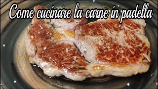 La migliore bistecca in padella  The best steak in the pan  Subtitles  By ChefJasonznc [upl. by Holloway101]