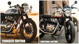 2023 Royal Enfield Interceptor 650 amp Continental GT 650  LIGHTNING amp THUNDER EDITION [upl. by Kinimod]