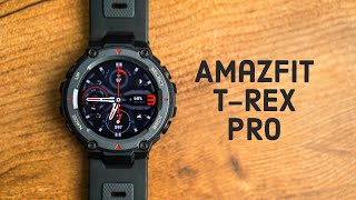 Amazfit TRex Pro Honest Review  Flagship Sports  Features  Military Grade Watch [upl. by Guillema]