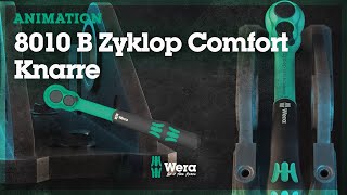 Wera  8010 B Zyklop Comfort Knarre Animation [upl. by Edyak419]