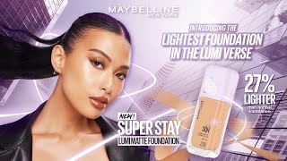 NEW MAYBELLINE SUPER STAY LUMI MATTE FOUNDATION 🪐 ENTER THE LUMIVERSE WITH MICHELLE MARQUEZ DEE [upl. by Niklaus266]