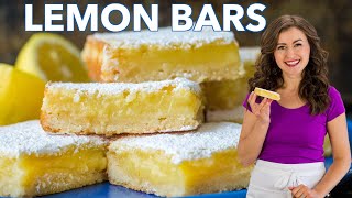 How To Make Classic LEMON BARS  Easy Recipe [upl. by Kennet]