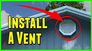 DIY Gable Louver Attic Vent Installation Made Simple [upl. by Emmanuel585]