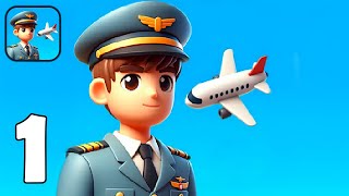 Airport Manager  Part 1 Idle Airport Ticket Job Manager  Gameplay WalkthroughAndroid Game [upl. by Yc139]