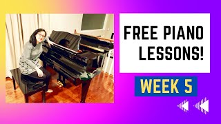 Piano Lessons Week 5 [upl. by Imrots329]