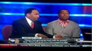 Skip Bayless Fights Chris Carter And Stephen A Smith IN HD [upl. by Kutzer]