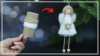 Уютная Зимняя Фея из Пряжи❄ Как сделать куклу из ниток ❄ Yarn Doll making ❄ Christmas decoration DIY [upl. by Etirugram]