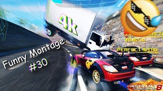 Asphalt 8  Funny Montage 30  on 4000 subscribers [upl. by Aber]