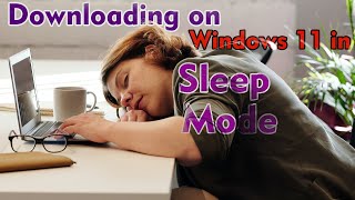 Windows 10 How to Stop Computer Turning Off  Sleep During Large Game Download Overnight [upl. by Shari447]