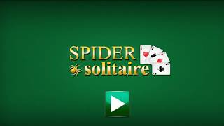 How to play Spider Solitaire 1 suit [upl. by Issy]