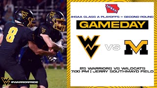 Wapsie Valley vs Maquoketa Valley  IHSAA Class A Football Playoffs Second Round [upl. by Aeslehc395]