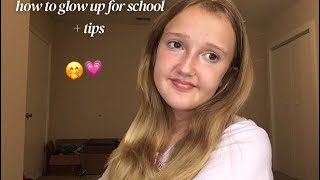 how to GLOW UP for school   tips 💋 [upl. by Reld216]