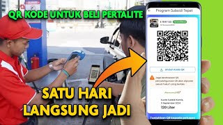 Cara Membuat Kode QR Untuk Pembelian Pertalite Di SPBU [upl. by Mckenna]