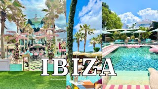 IBIZA Spain Walking Tour  WiKiWoo  OBeach  BamBuKu amp FlowRider  Island Tour [upl. by Anaahs]