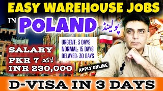 Poland Warehouse Jobs with Visa Sponsorship 2024  Recruitment Event  Open Job Offers  Work Permit [upl. by Zobkiw]