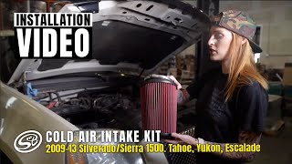 SampB Cold Air Intake Installation for 200913 SilveradoSierra 1500 Tahoe Yukon Escalade [upl. by Ardnuhsal]