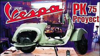 DESMONTO LA VESPA parte 1  PROYECTO VESPA PK [upl. by Bert923]