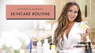 Adrienne Houghtons Morning Skincare Routine  All Things Adrienne [upl. by Divod]