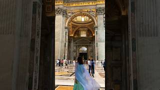 Inside Vatican City’s Iconic Masterpiece St Peter’s Basilica 🕍🇻🇦StPetersBasilica VaticanCity [upl. by Castro]