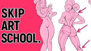 HOW TO DRAW ANATOMY beginner to expert [upl. by Aiblis863]