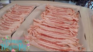 How to Cook Bacon in the Oven  Cooking for a Large Family [upl. by Hplodur]