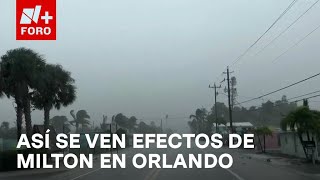 Así vive en Orlando Florida los efectos del huracán Milton  Las Noticias [upl. by Pomeroy]