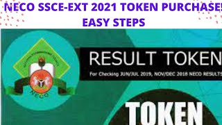 2022 NECO SSCE RESULT TOKEN  HOW TO PURCHASE NECO TOKEN ONLINE [upl. by Airdnalahs]