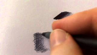 Ball Point Pen Shading Techniques [upl. by Lorelie]