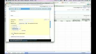 How to Create Online Registration with Google Docs  part 2 google forms [upl. by Fording]