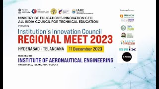 Institutions Innovation Council  Regional Meet 2023 Hosted by IARE [upl. by Hunt]