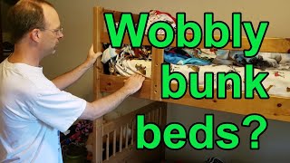 How to fix bunk beds that arent sturdy [upl. by Fulvia634]