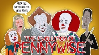 The Evolution Of Pennywise  IT Animated [upl. by Notlrac]