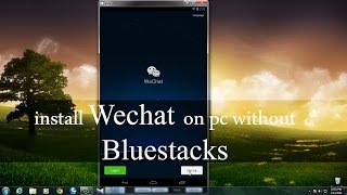 Install Wechat on PC Without Bluestacks [upl. by Jehias]