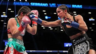 Amanda Serrano Vs Yazmin Rivas Highlights  WBO Title Vacant WBC Diamond Title [upl. by Ewens]