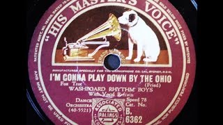 Washboard Rhythm Kings Im Gonna Play Down By The Ohio 1932 Valaida Snow [upl. by Lechar125]