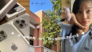 school vlog 📝 một tuần của học sinh cấp 3 tại Sì Gòn Việt Nam 💃🏻💃🏻 [upl. by Etnom]