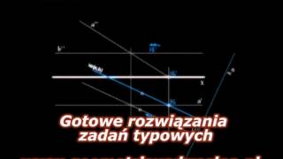 Rozwiązania 50 typowych zadań z Geometrii Wykreślnej [upl. by Anielram401]