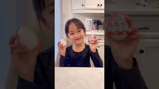 Kinder egg prank on dad 😱🥚🐣👧🏻❤️🤣🧑🏻🌈✅🚀 [upl. by Trish]